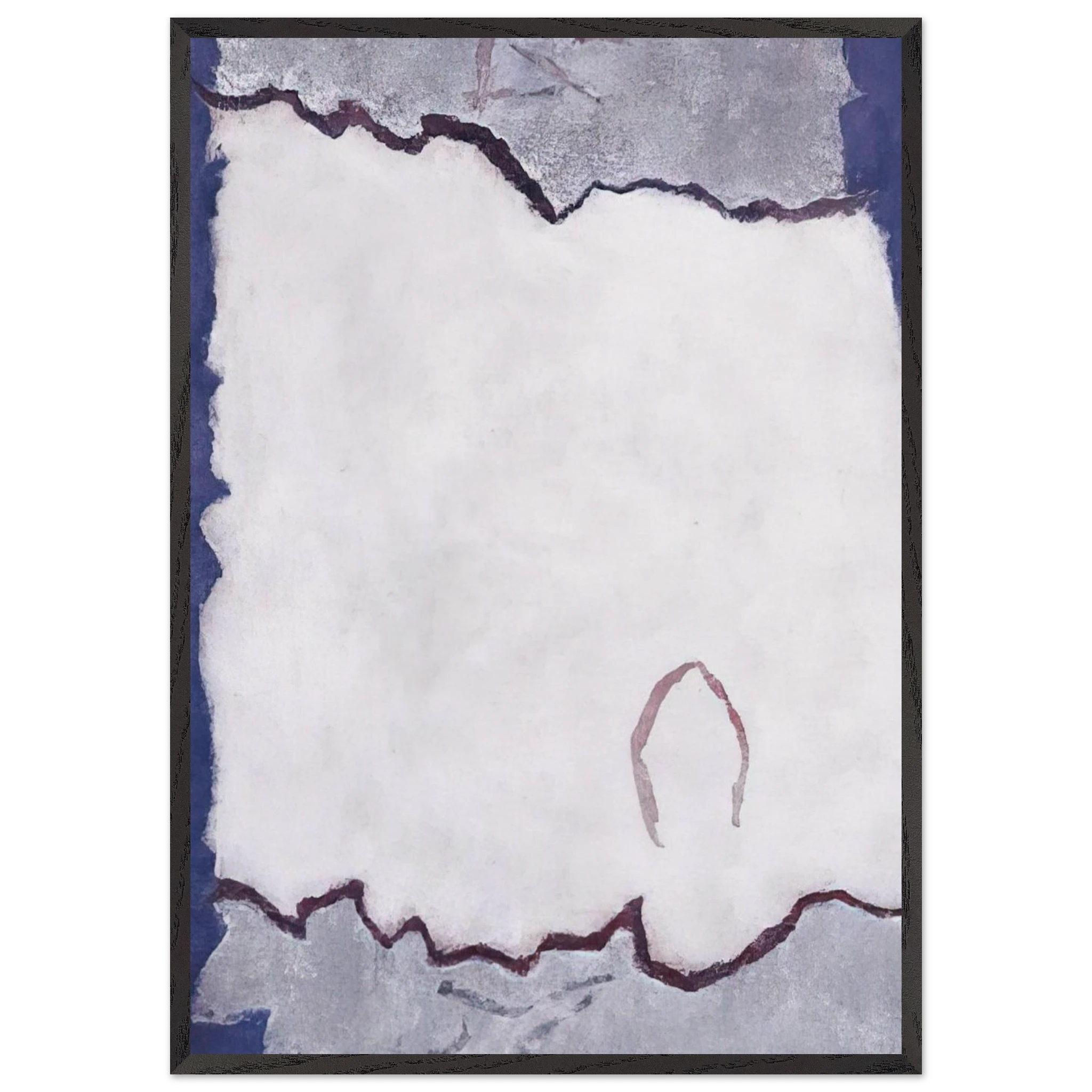 Edge of White Dawn #1 - 1982 - Theodoros Stamos Framed Art Print - 70x100 cm / 28x40 inches | Theodoros Stamos Framed Poster | Theodoros Stamos Framed prints