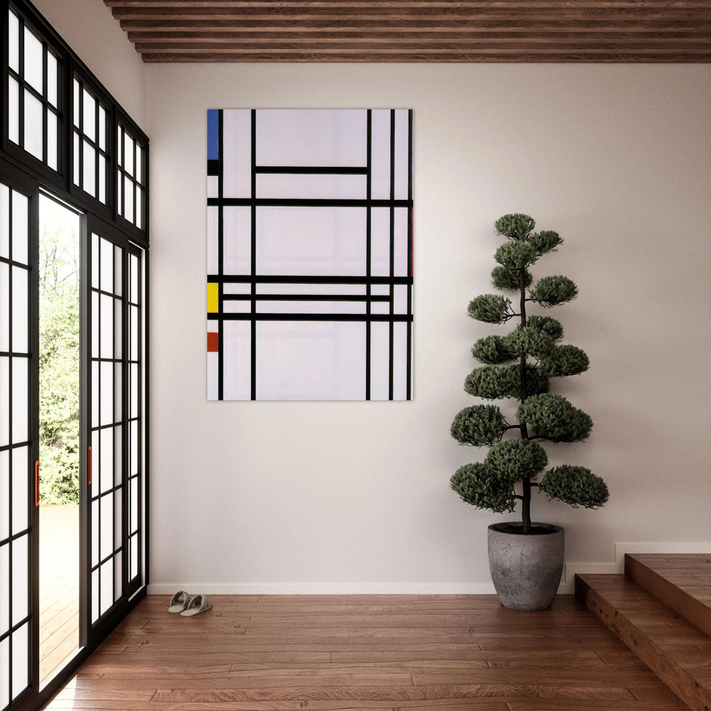 Composition No.10 - Piet Mondrian Art Print - A0 (84.1 x 118.9  cm) / 33.1 × 46.8 inches | Piet Mondrian Poster | Piet Mondrian Prints