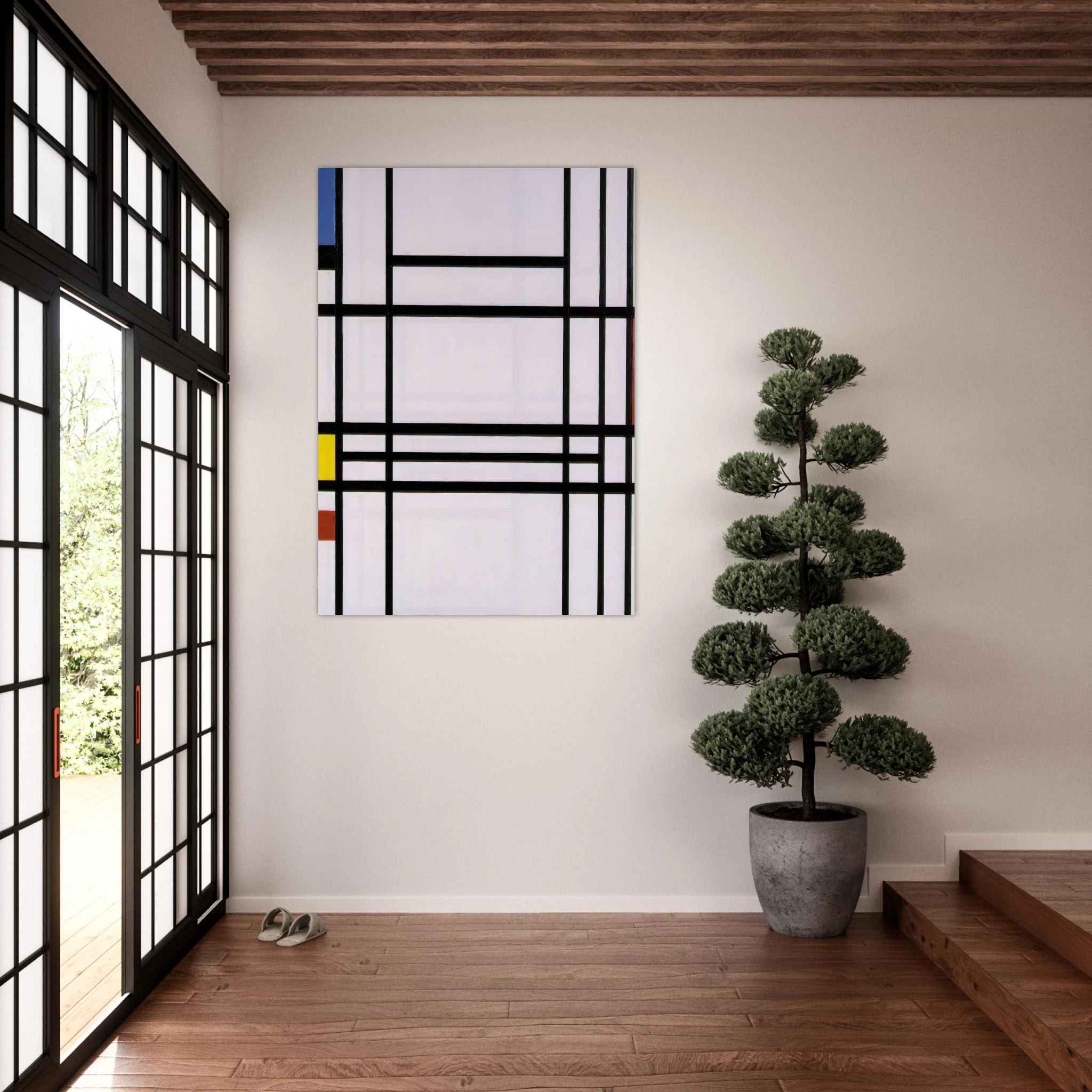 Composition No.10 - Piet Mondrian Art Print - A0 (84.1 x 118.9  cm) / 33.1 × 46.8 inches | Piet Mondrian Poster | Piet Mondrian Prints