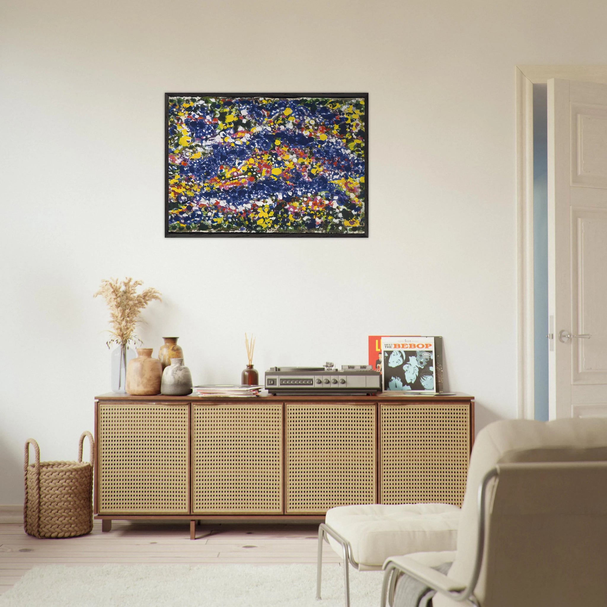 Bird in the Spring - 1992 - Richard Pousette-Dart Framed Art Print - 70x100 cm / 28x40 inches | Richard Pousette-Dart Framed Poster | Richard Pousette-Dart Framed prints
