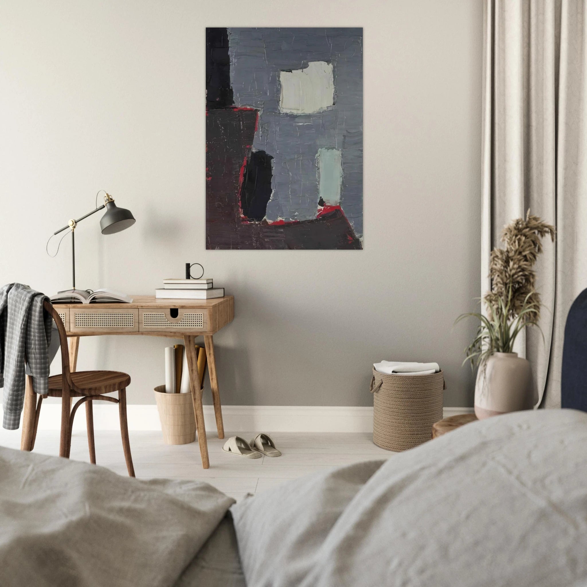 Composition - 1950 - Nicolas de Stael Art Print - A0 (84.1 x 118.9  cm) / 33.1 × 46.8 inches | Nicolas de Stael Poster | Nicolas de Stael Prints