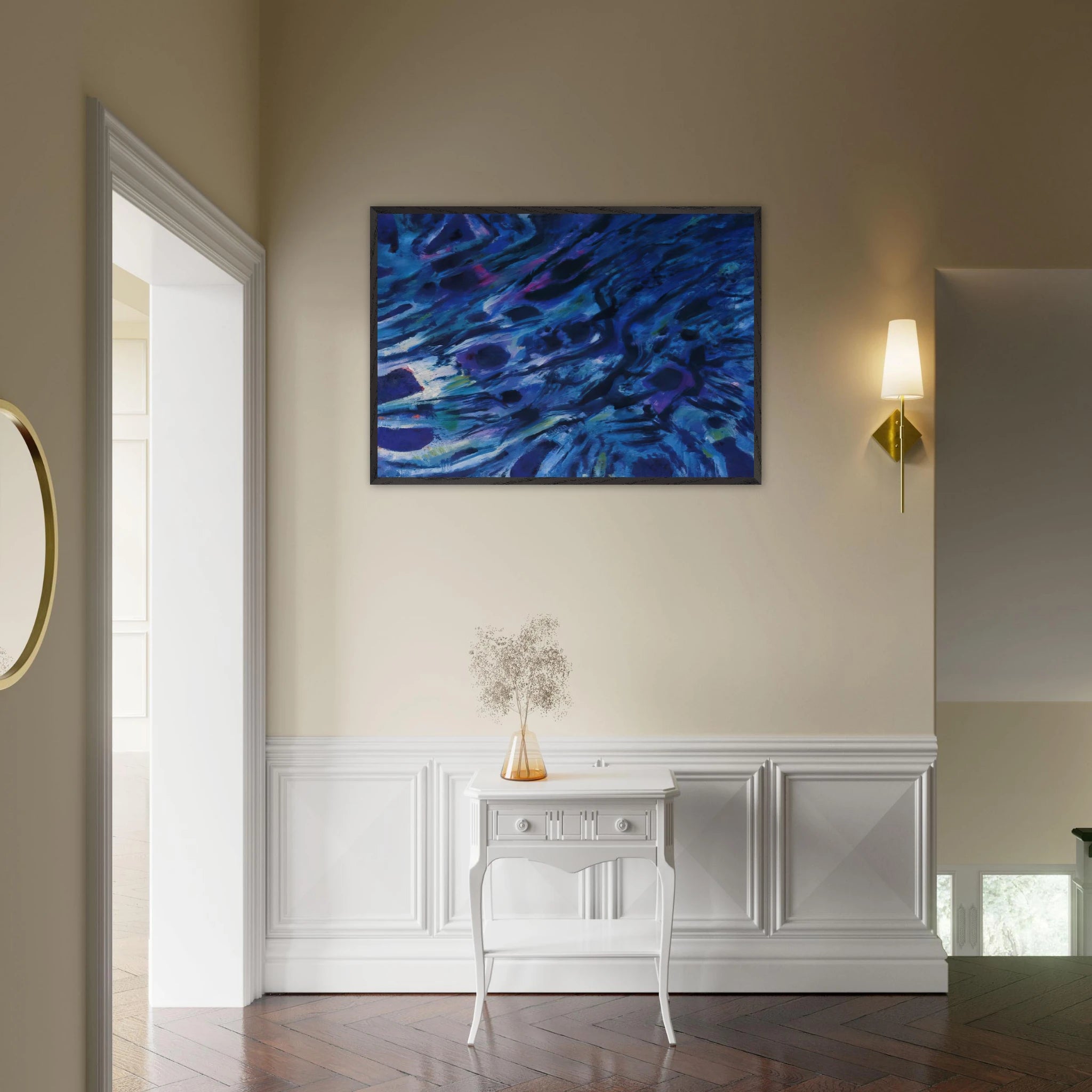 Eaux vives - 1979 - Alfred Manessier Framed Art Print - 70x100 cm / 28x40 inches | Alfred Manessier Framed Poster | Alfred Manessier Framed prints