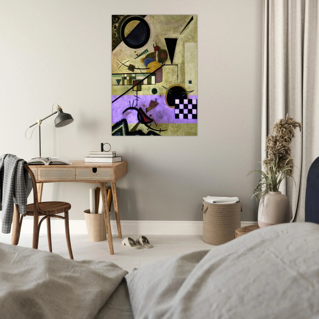 CONTRASTING SOUNDS 1924 - Wassily Kandinsky Art Print - A0 (84.1 x 118.9  cm) / 33.1 × 46.8 inches | Wassily Kandinsky Poster | Wassily Kandinsky Prints