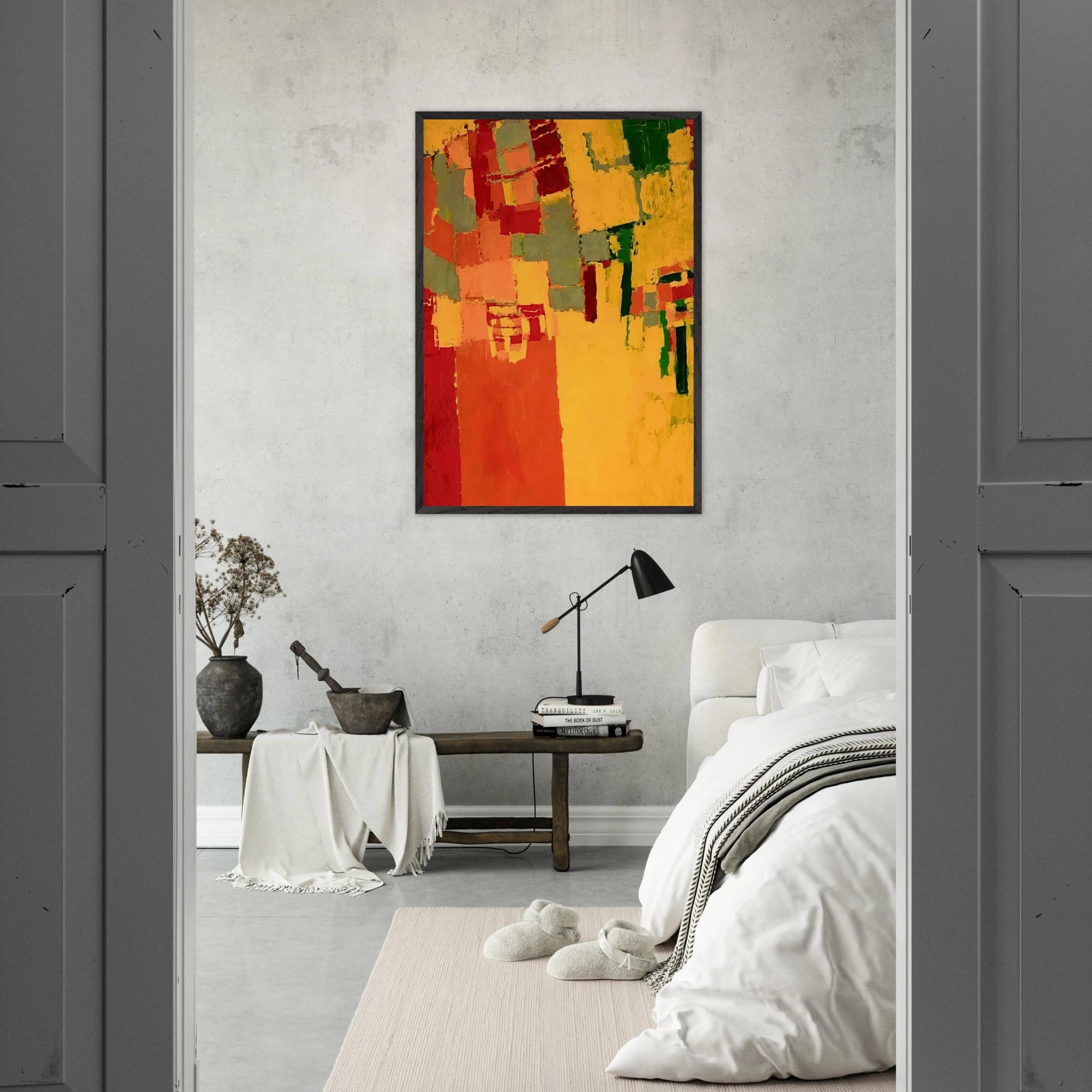 27 October 1949 - 1949 - Frank Lobdell Framed Art Print - 70x100 cm / 28x40 inches | Frank Lobdell Framed Poster | Frank Lobdell Framed prints