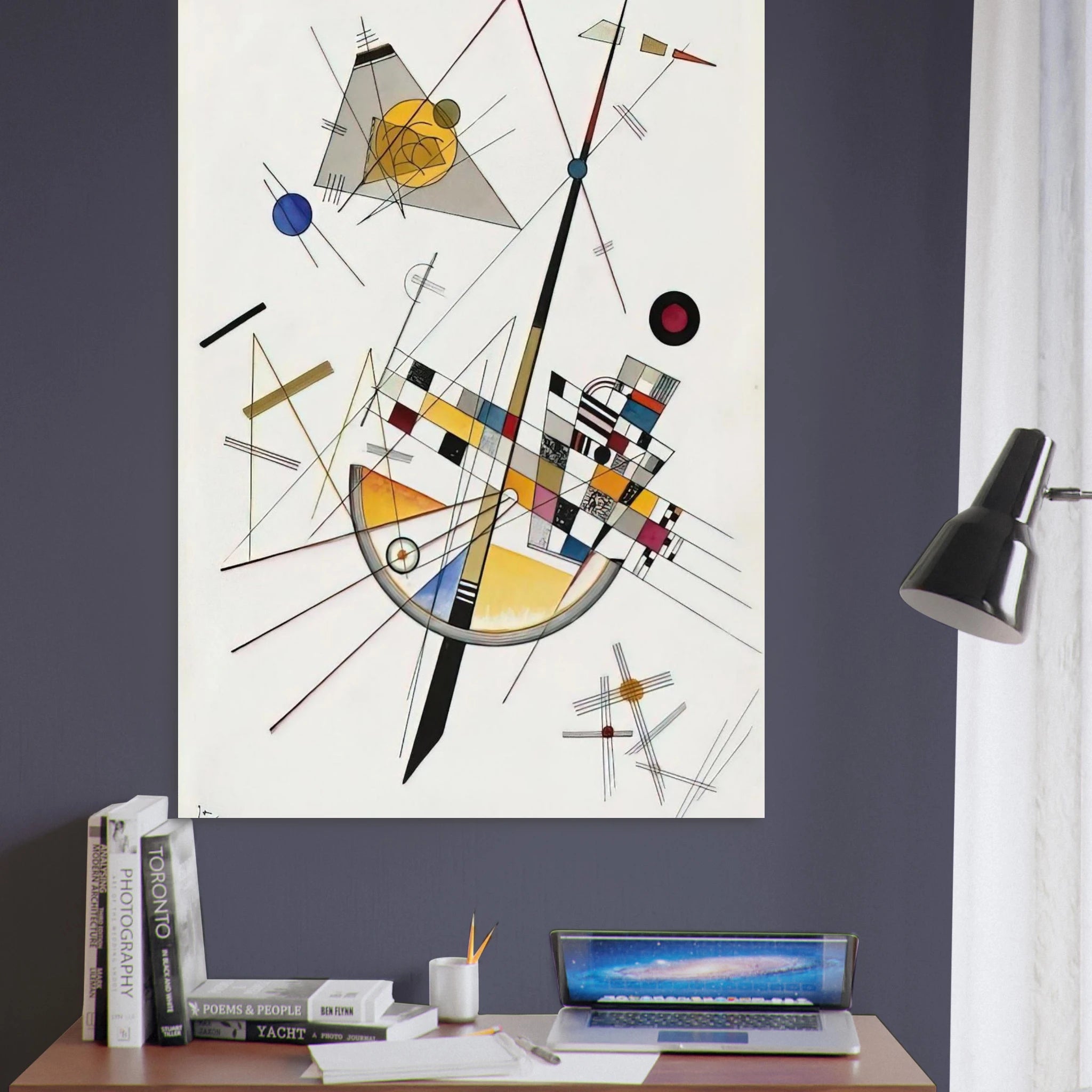 DELICATE TENSION NO 85 1923 - Wassily Kandinsky Art Print - A0 (84.1 x 118.9  cm) / 33.1 × 46.8 inches | Wassily Kandinsky Poster | Wassily Kandinsky Prints