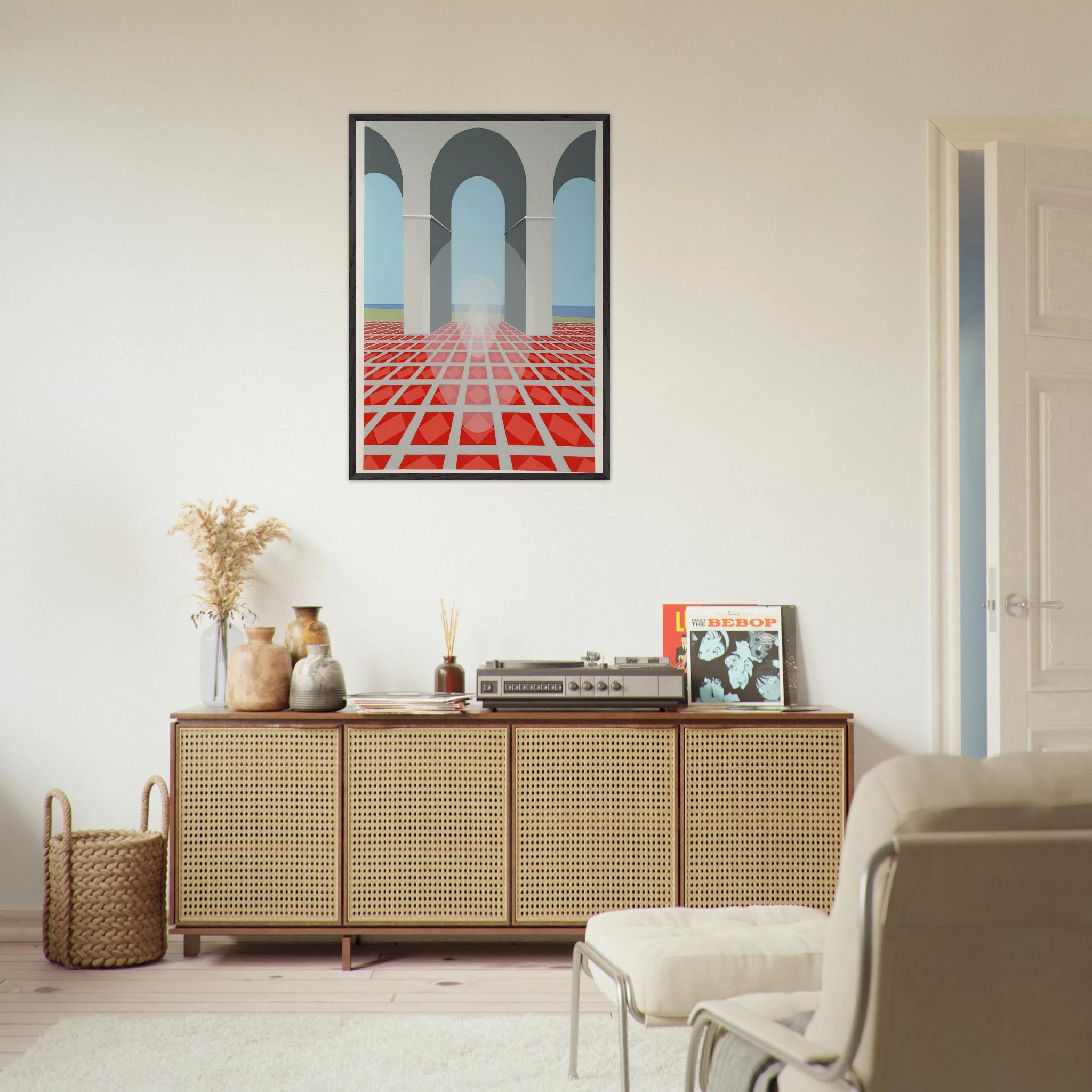 Arches - 1979 - Clarence Holbrook Carter Framed Art Print - 70x100 cm / 28x40 inches | Clarence Holbrook Carter Framed Poster | Clarence Holbrook Carter Framed prints