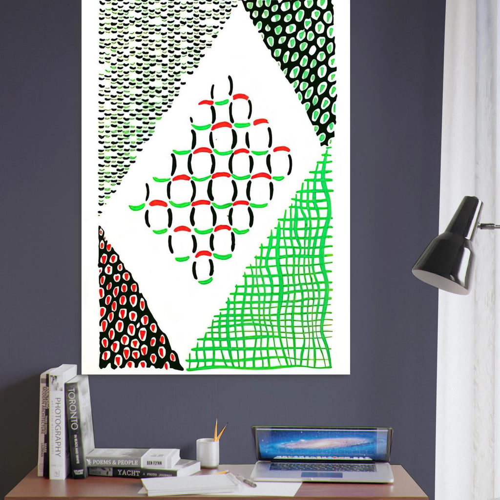 COMPOSITION 19 - Sonia Delaunay Art Print - A0 (84.1 x 118.9  cm) / 33.1 × 46.8 inches | Sonia Delaunay Poster | Sonia Delaunay Prints