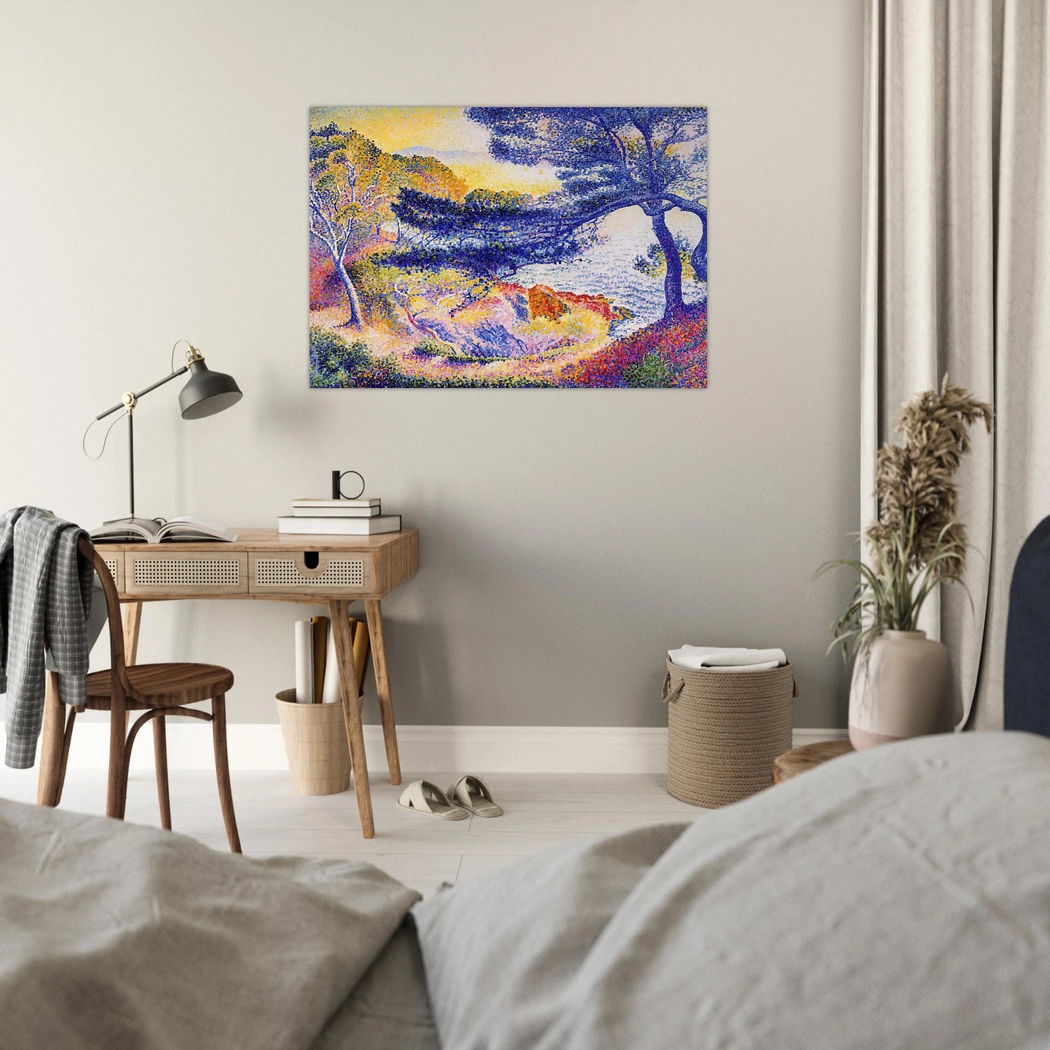 Cape Layet, Provence - Henri-Edmond Cross Art Print - A0 (84.1 x 118.9  cm) / 33.1 × 46.8 inches | Henri-Edmond Cross Poster | Henri-Edmond Cross Prints