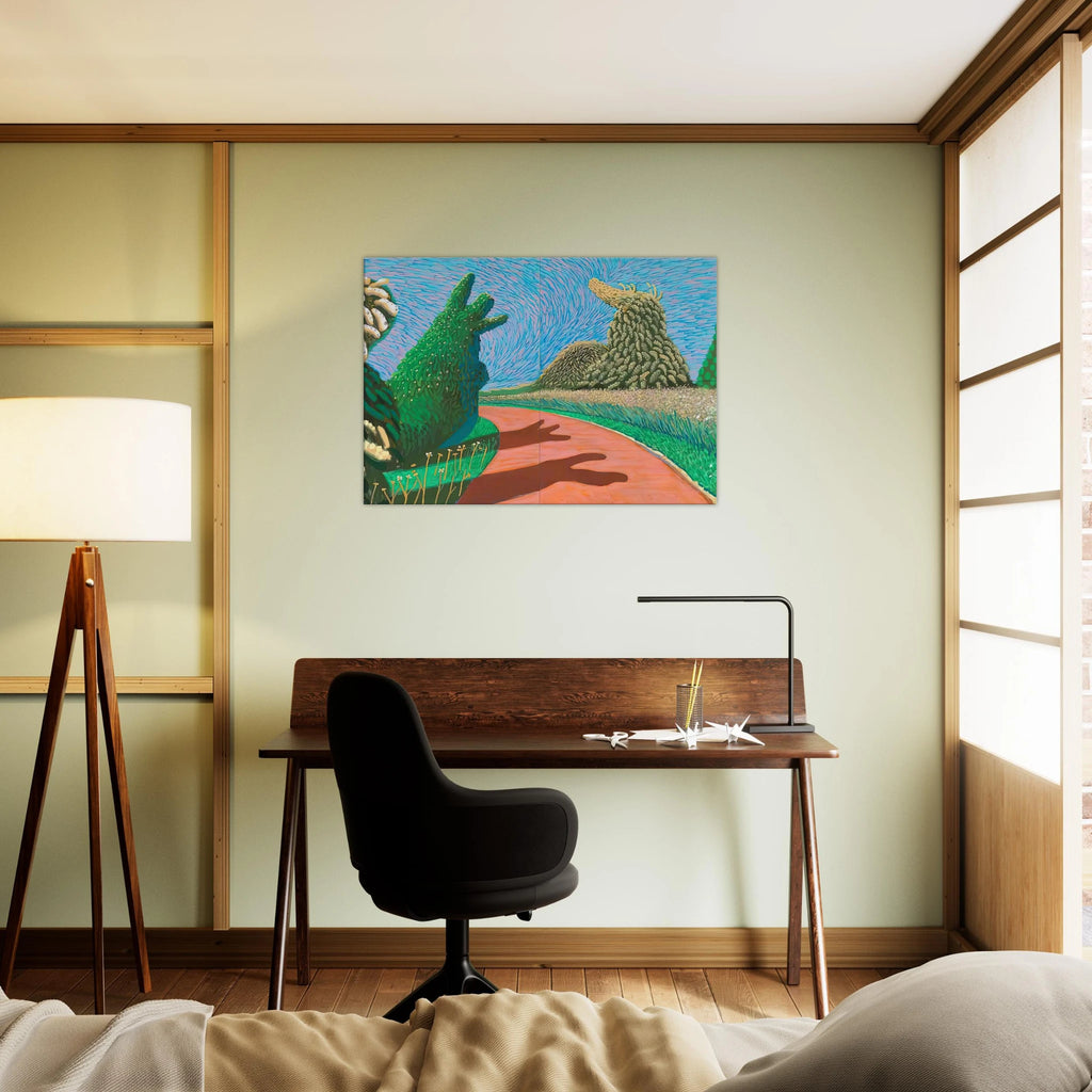 David Hockney - David Hockney Canvas - 70x100 cm / 28x40 inches | David Hockney Wrapped Canvas | David Hockney Wall Art