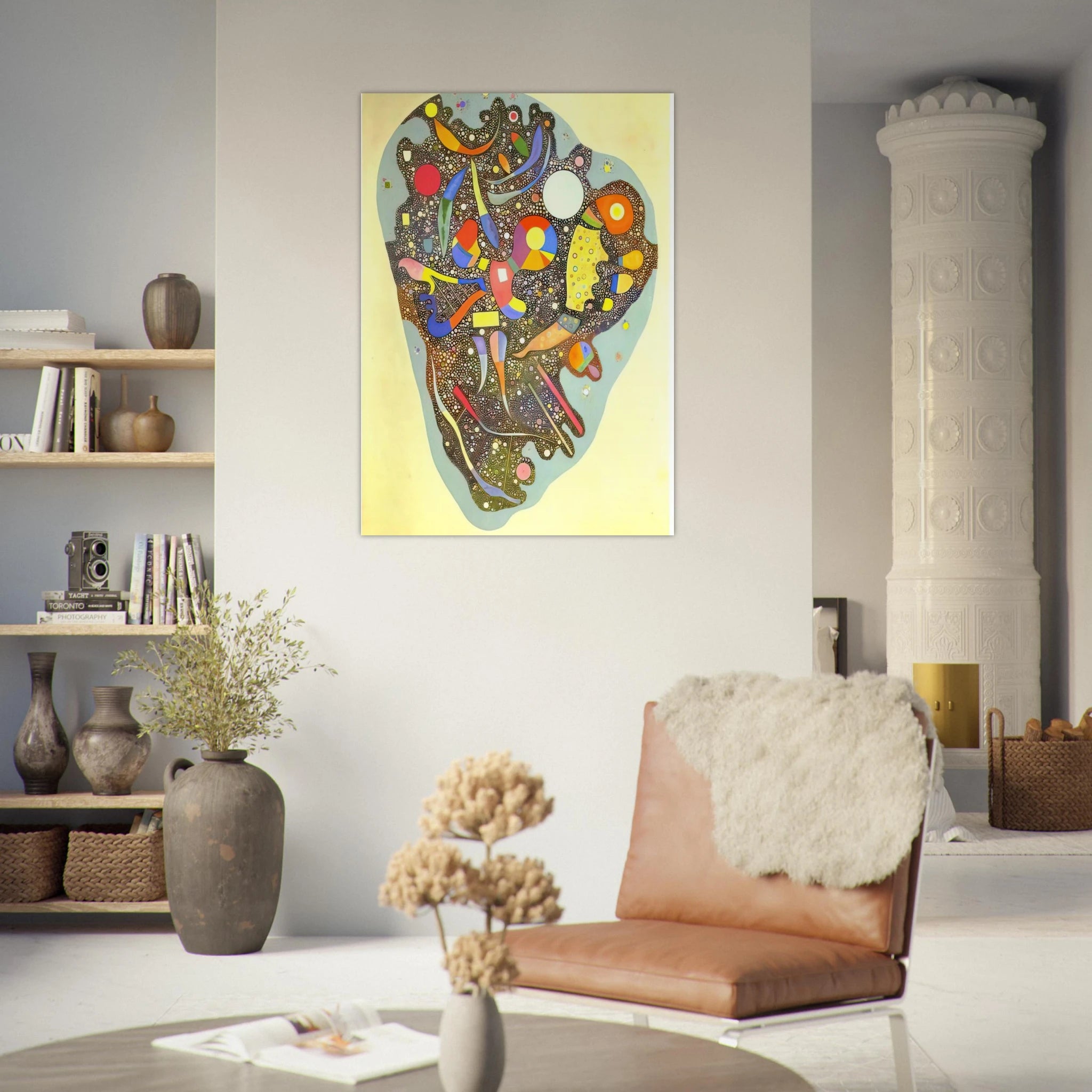 COLOURFUL ENSEMBLE 1938 - Wassily Kandinsky Art Print - A0 (84.1 x 118.9  cm) / 33.1 × 46.8 inches | Wassily Kandinsky Poster | Wassily Kandinsky Prints