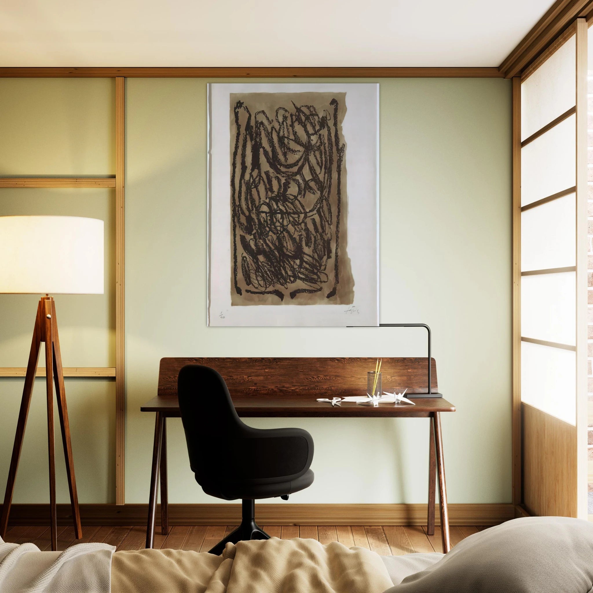 EL PA A LA BARCA 1963 - Antoni Tapies Art Print - A0 (84.1 x 118.9  cm) / 33.1 × 46.8 inches | Antoni Tapies Poster | Antoni Tapies Prints