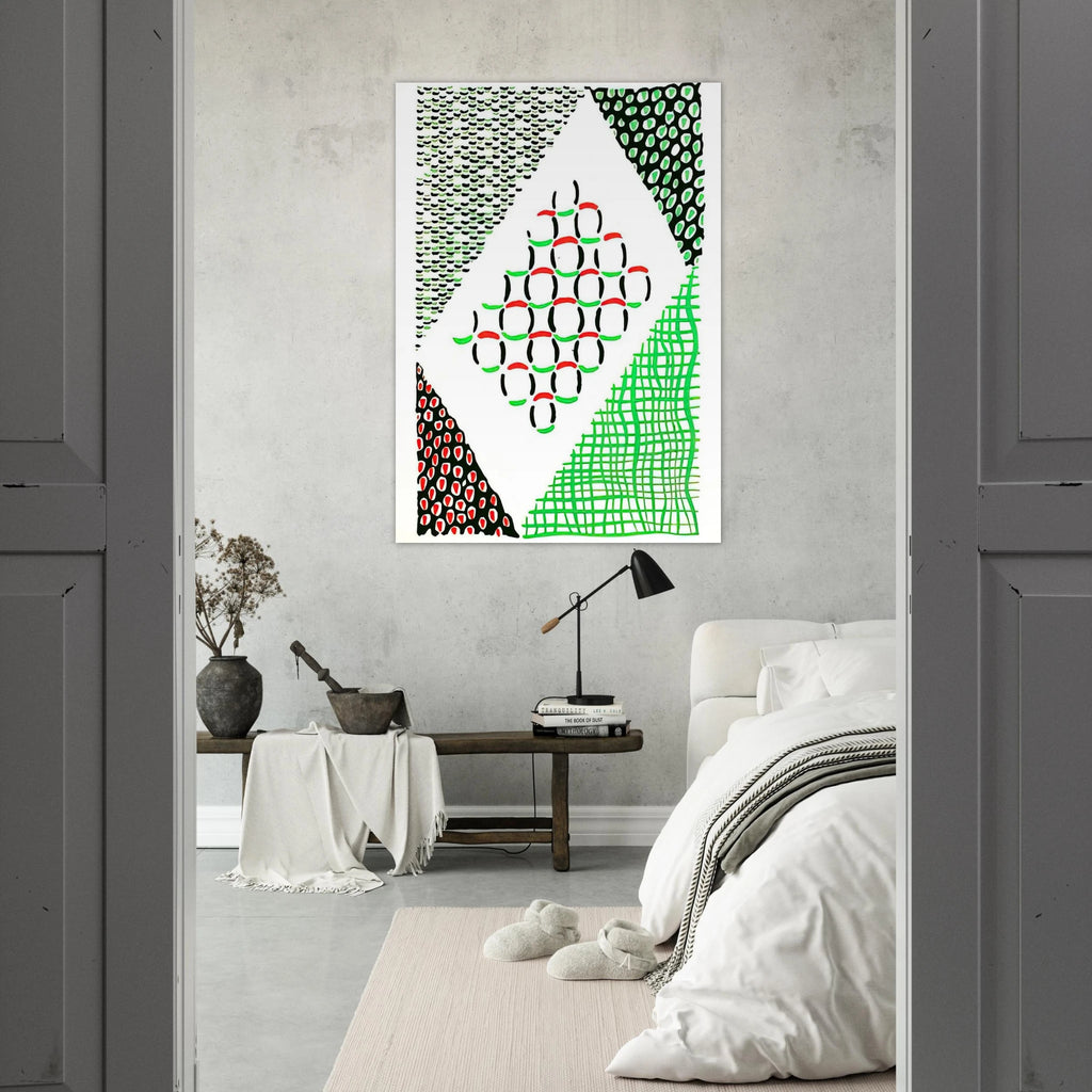 COMPOSITION 19 - Sonia Delaunay Art Print - A0 (84.1 x 118.9  cm) / 33.1 × 46.8 inches | Sonia Delaunay Poster | Sonia Delaunay Prints