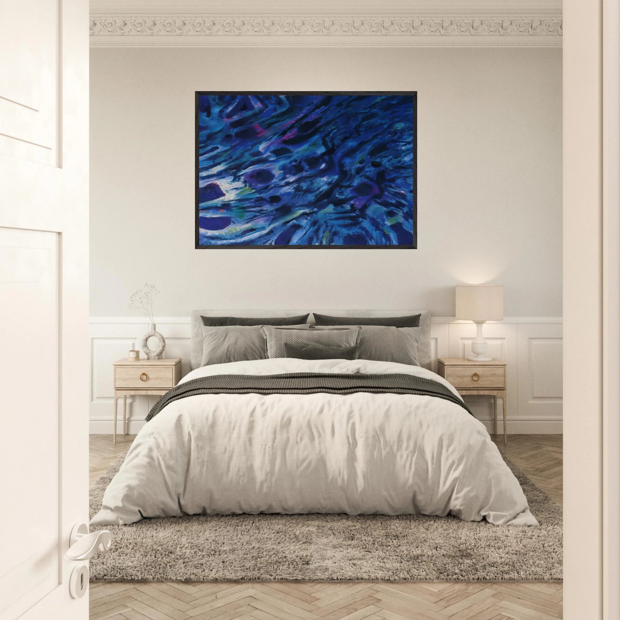 Eaux vives - 1979 - Alfred Manessier Framed Art Print - 70x100 cm / 28x40 inches | Alfred Manessier Framed Poster | Alfred Manessier Framed prints