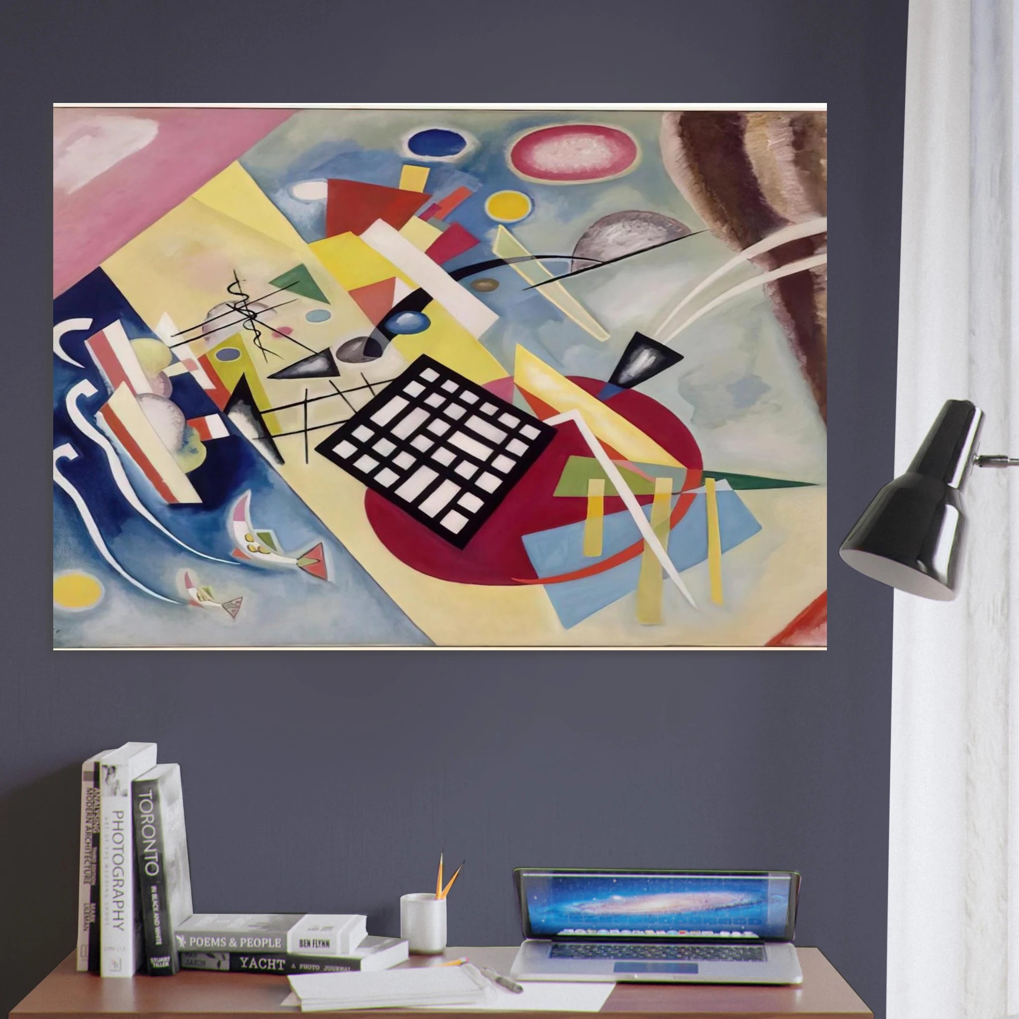 BLACK FRAME 1922 - Wassily Kandinsky Art Print - A0 (84.1 x 118.9  cm) / 33.1 × 46.8 inches | Wassily Kandinsky Poster | Wassily Kandinsky Prints