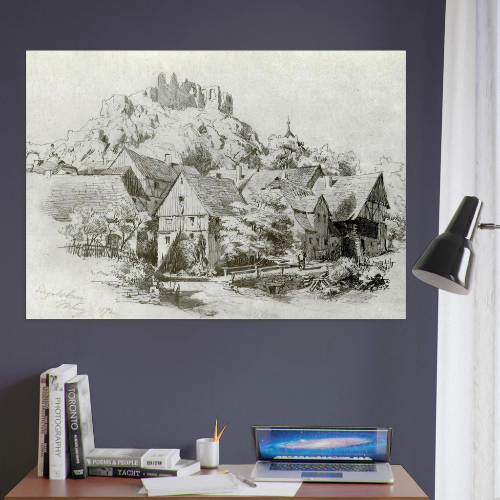 Engelsburg - John Singer Sargent Art Print - A0 (84.1 x 118.9  cm) / 33.1 × 46.8 inches | John Singer Sargent Poster | John Singer Sargent Prints