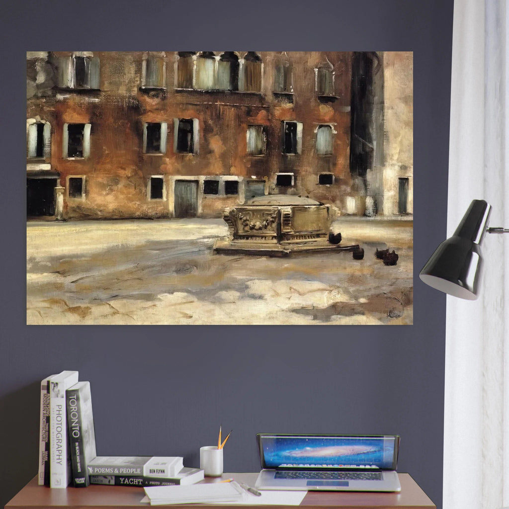 Campo San Agnese, Venise - John Singer Sargent Art Print - A0 (84.1 x 118.9  cm) / 33.1 × 46.8 inches | John Singer Sargent Poster | John Singer Sargent Prints
