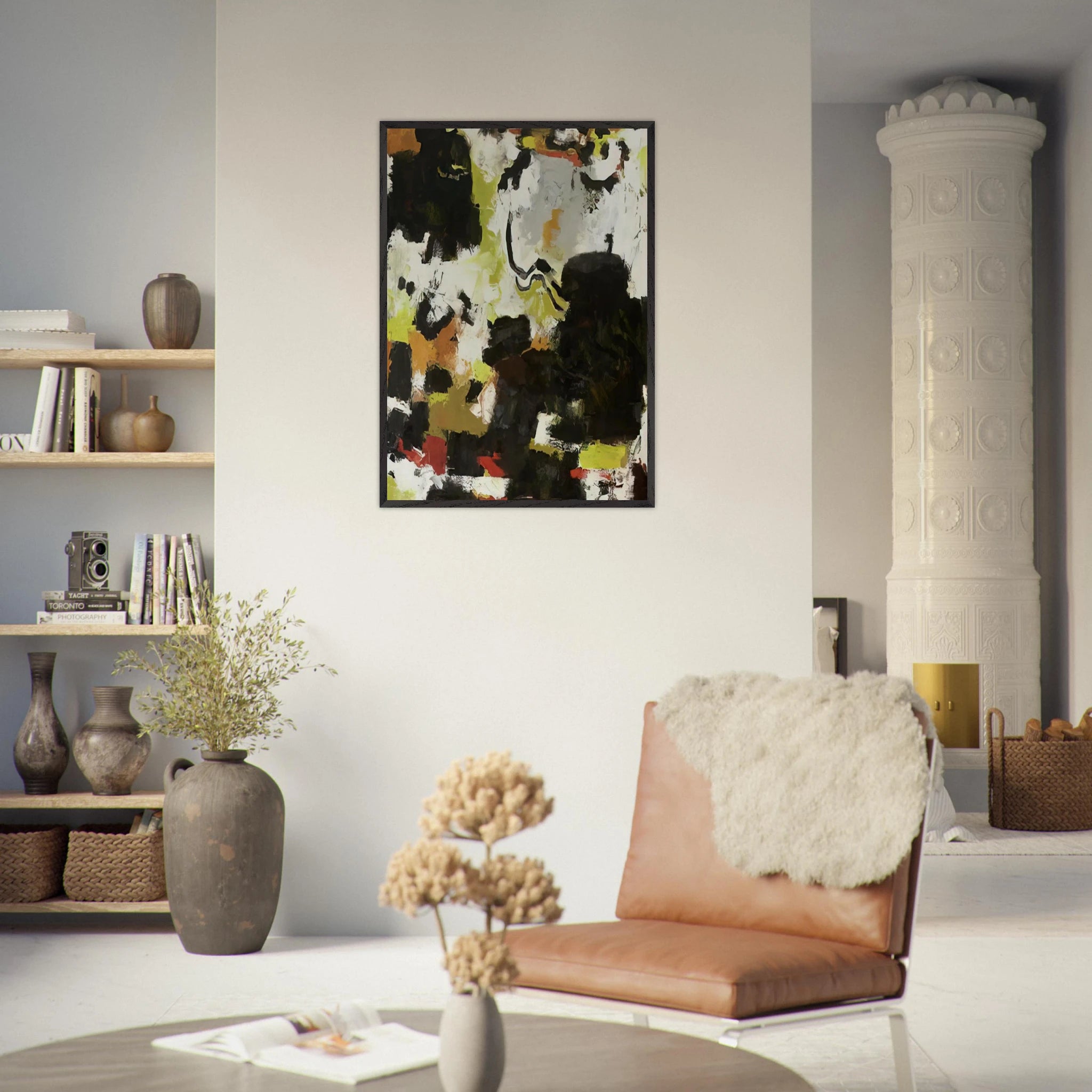 1 January 1949 - 1949 - Frank Lobdell Framed Art Print - 70x100 cm / 28x40 inches | Frank Lobdell Framed Poster | Frank Lobdell Framed prints